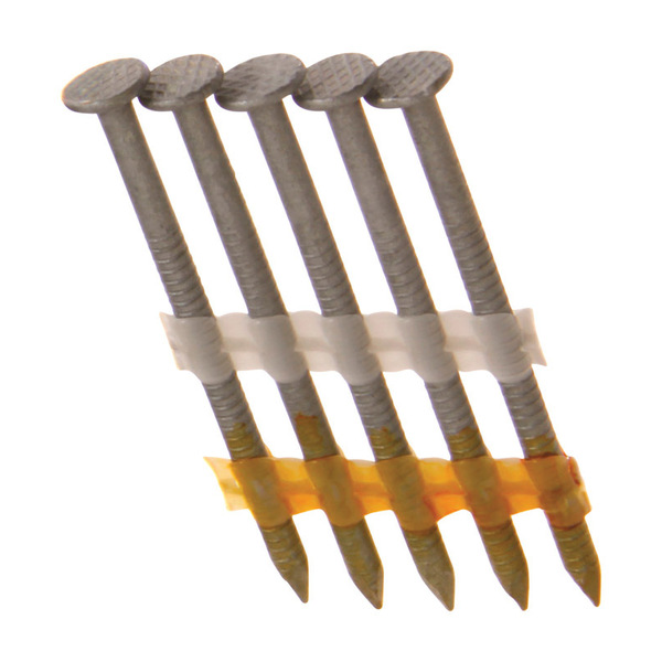 Grip-Rite Collated Framing Nail, 2-3/8 in L, 12 ga, Hot Galvanized, Round Head, 21 Degrees GR08RHG1M